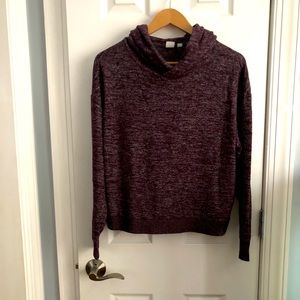 Gently used - burgundy GAP Hooded light sweater
